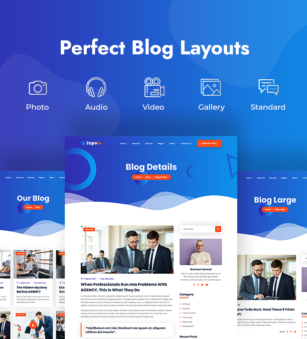 Zapolo | Creative Agency WordPress Theme